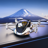 Rotating Solar Drone Car Fragrance