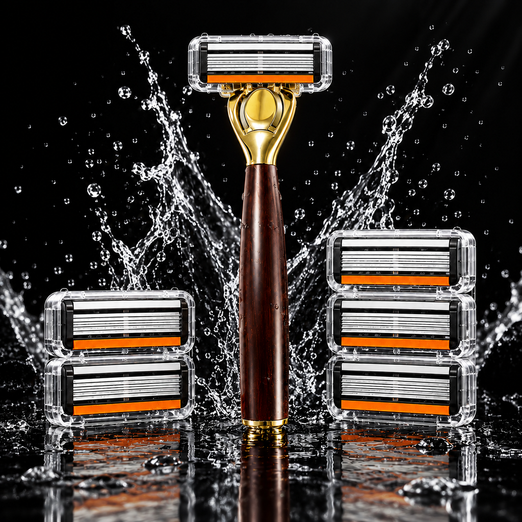 Royal-Edge 6-Layer Premium Shaving Razor with 6 Heads