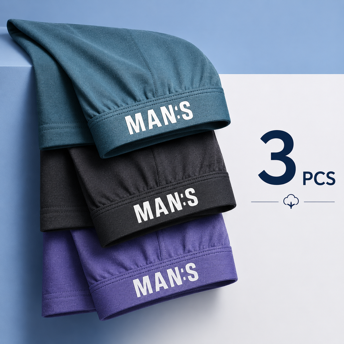 Men's Breathable Premium Comfort Briefs ( Set of 3 )