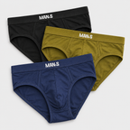 Men's Breathable Premium Comfort Briefs ( Set of 3 )