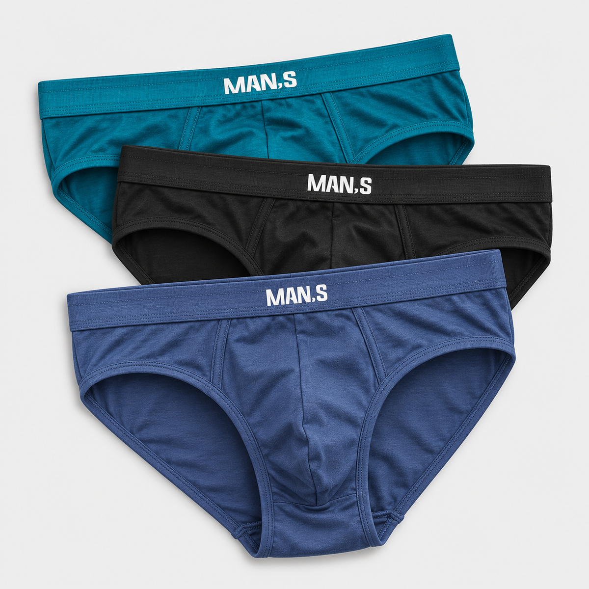 Men's Breathable Premium Comfort Briefs ( Set of 3 )