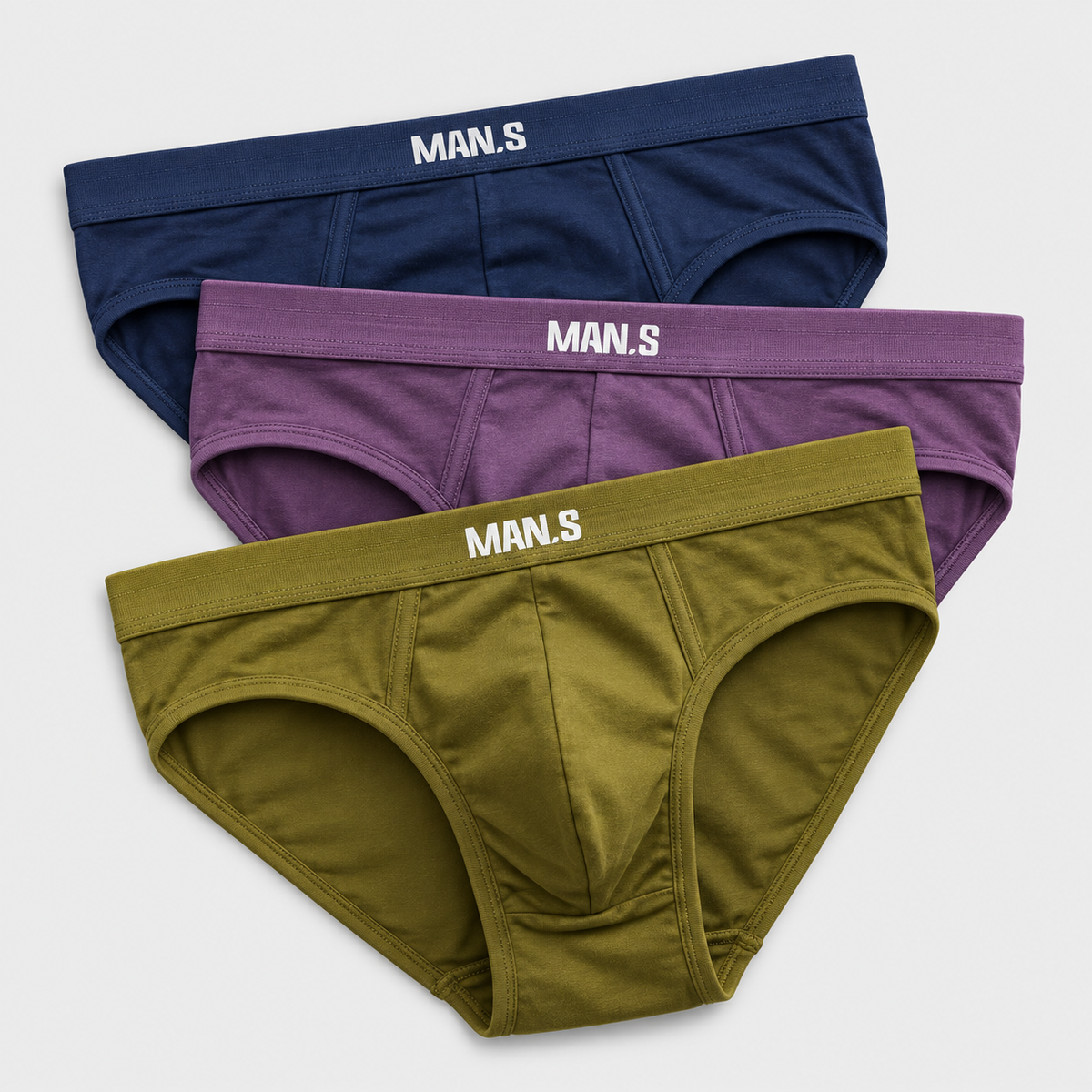 Men's Breathable Premium Comfort Briefs ( Set of 3 )