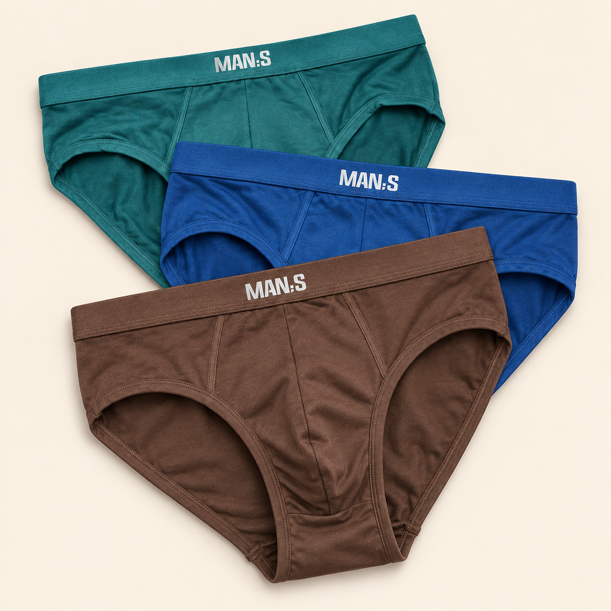 Men's Breathable Premium Comfort Briefs ( Set of 3 )