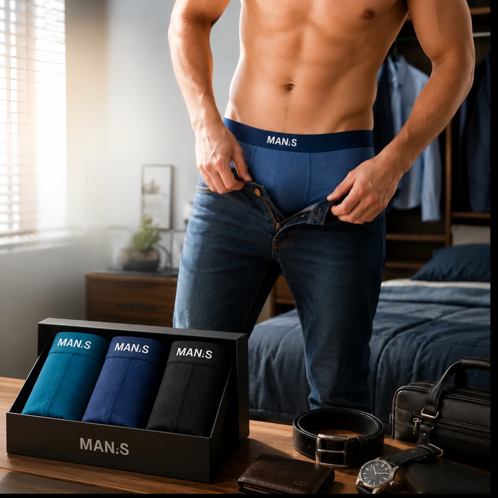 Men's Breathable Premium Comfort Briefs ( Set of 3 )