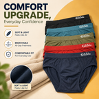 Feather Soft Breathable Men's Briefs ( Set of 5 )
