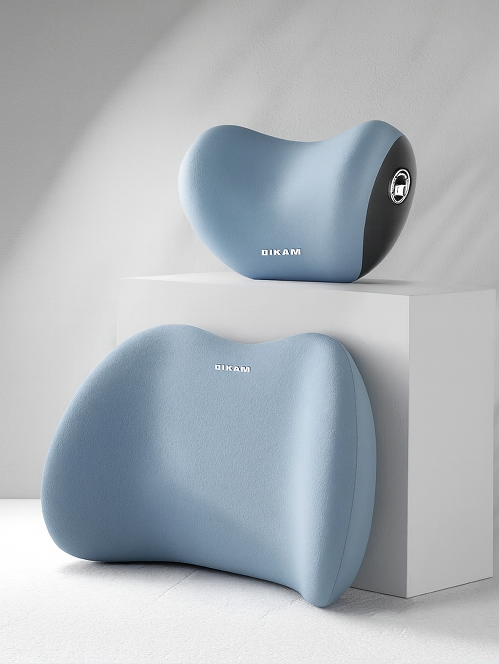 Premium Memory Foam Car Neck Support Seat Pillow Set