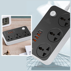 Maxline 3 Socket & 4 USB With Lightning Port Fast Charging Multiplug