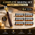 Royal-Edge 6-Layer Premium Shaving Razor with 6 Heads
