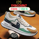 Green Stripe Casual Sports Shoe