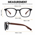 VistaWood Retro Anti-Blue Optical Glasses
