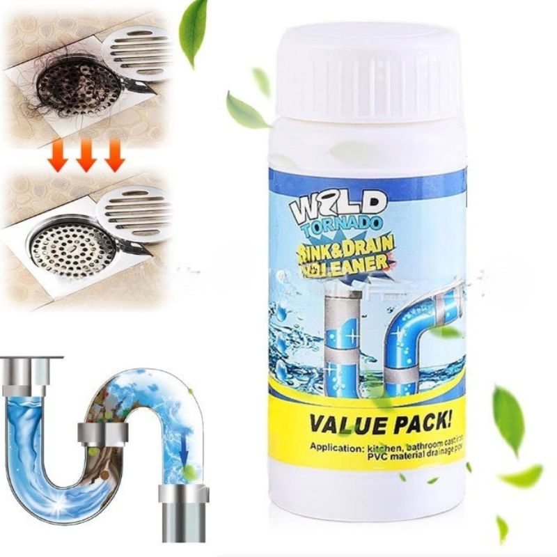 Instant Flow Drain Unblocker Cleaning Powder ( Set of 02 )