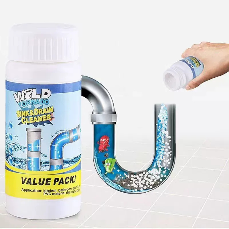 Instant Flow Drain Unblocker Cleaning Powder ( Set of 02 )
