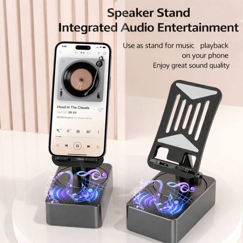 3-in-1 Bluetooth Speaker Phone Stand