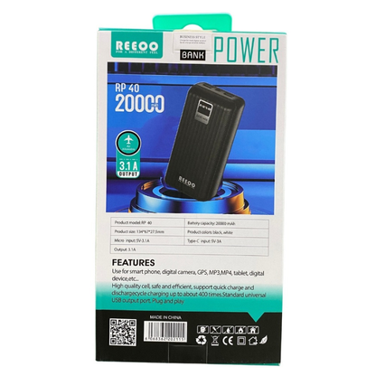 Reeoo 20000mAh Power Bank