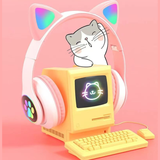 Colorful Cat Ear Wireless Headphones