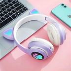 Colorful Cat Ear Wireless Headphones