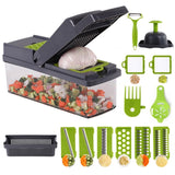Premium 14-in-1 Vegetable and Fruits Multifuction Cutting Kitchen Tools
