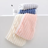 Women's hair drying towel cap