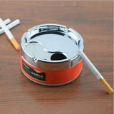 Stainless Steel Rotary Windproof Ashtray