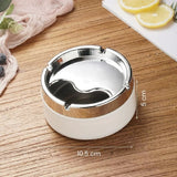 Stainless Steel Rotary Windproof Ashtray