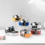 Stainless Steel Rotary Windproof Ashtray