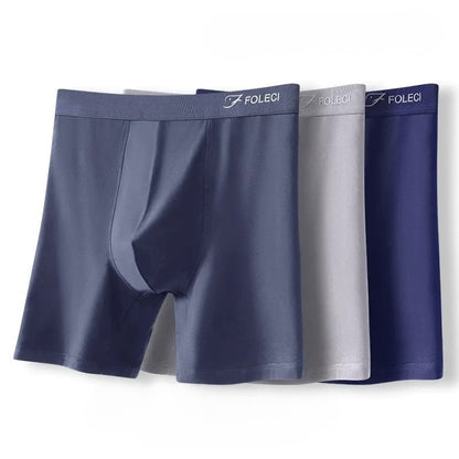 Breathable Anti-Chafing Men’s Boxer Briefs Long Fit (Set of 2)