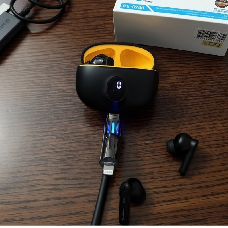 Regrsi Smart Display Wireless Touch Control Earbuds