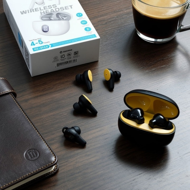 Regrsi Smart Display Wireless Touch Control Earbuds