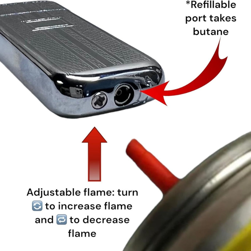 Mini Metal Open Flame Grinding Lighter