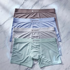Premium Luxury Ice Silk Comfort Men’s Underwear (Set of 4)