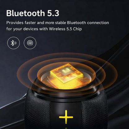 Portable Bluetooth Speaker with RGB Lights