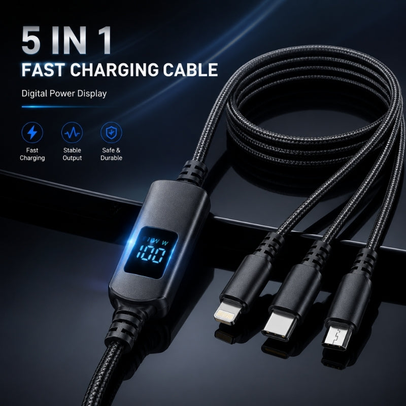 UltraCharge 5-in-1 Smart Power 120W cable