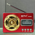 Classic FM Radio with LED Light and Wireless Music Support
