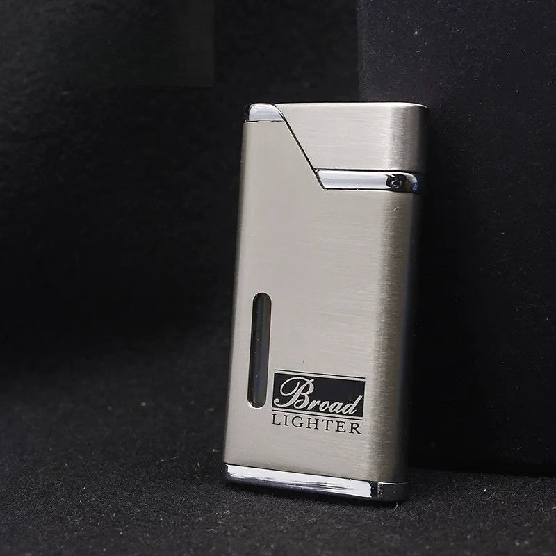 Ultra-thin Metal Windproof Refillable Lighter
