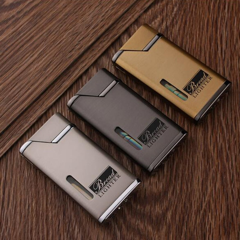 Ultra-thin Metal Windproof Refillable Lighter