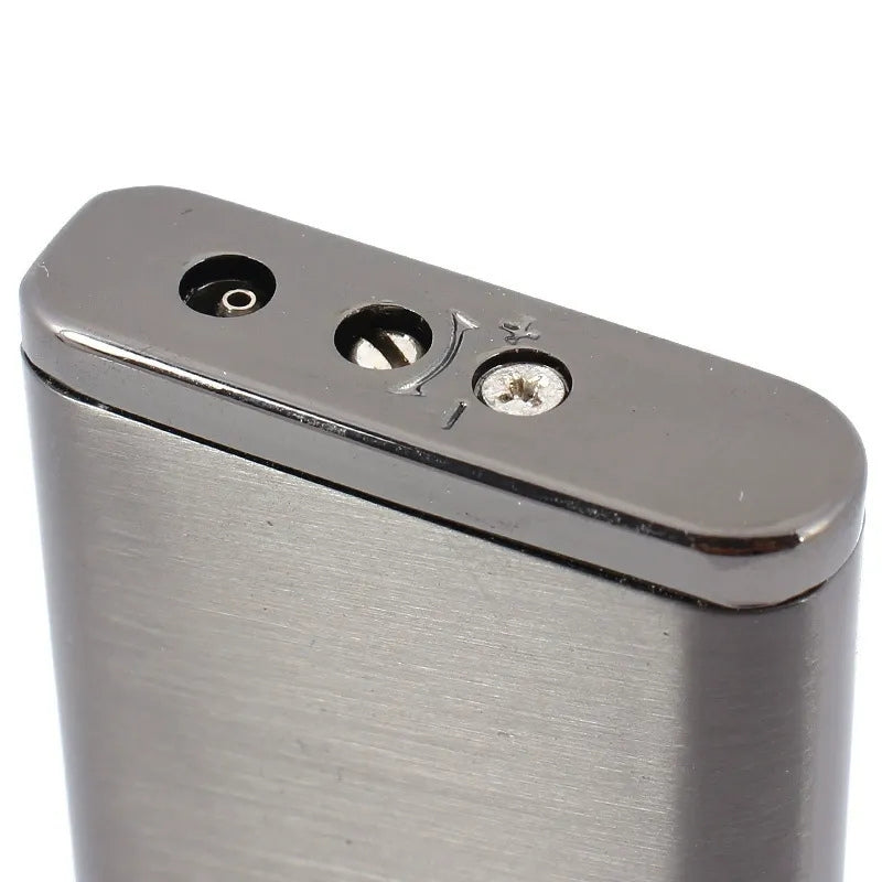 Ultra-thin Metal Windproof Refillable Lighter