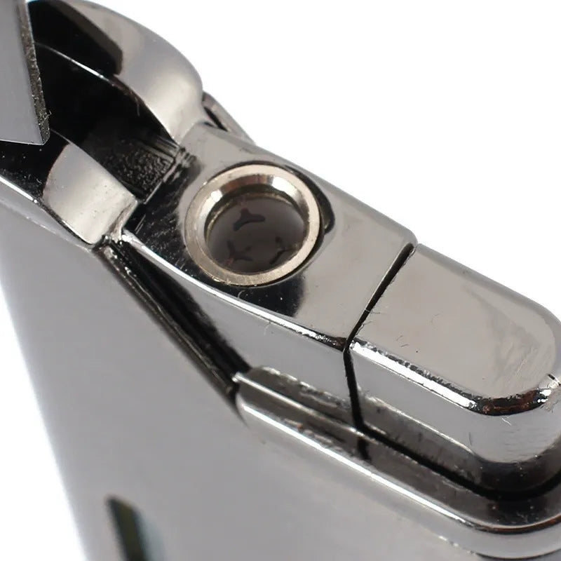 Ultra-thin Metal Windproof Refillable Lighter