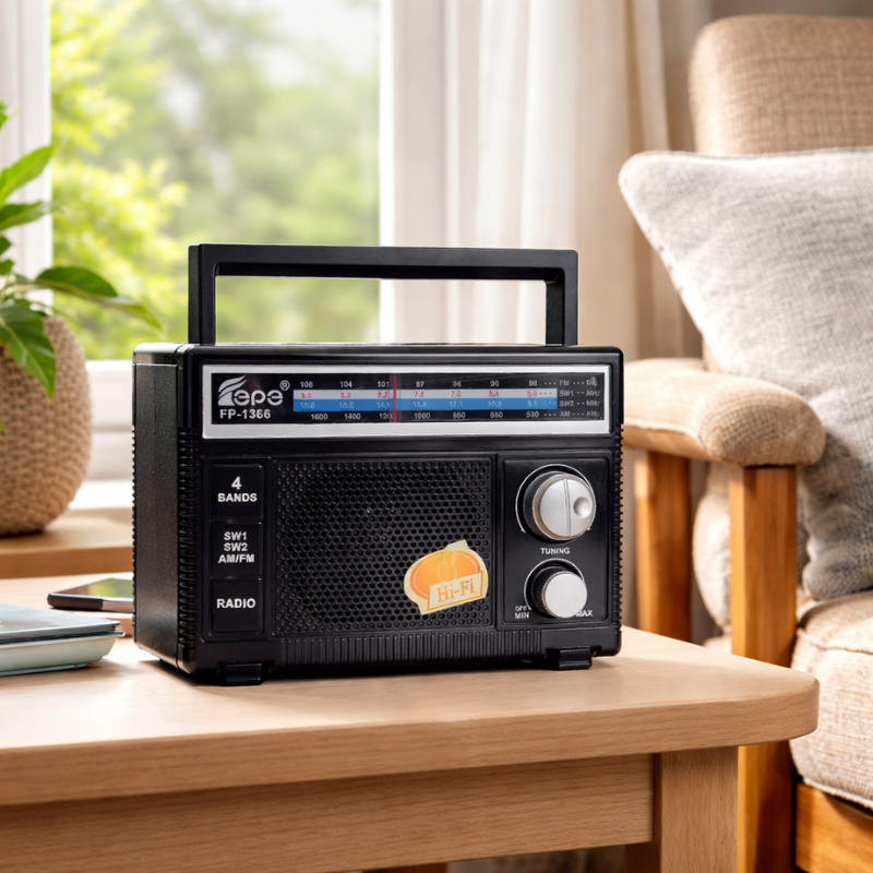 Classic Retro Style Portable FM Radio