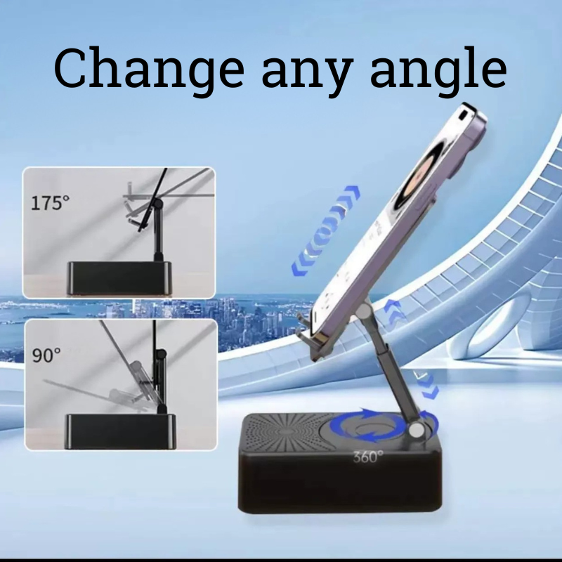 3-in-1 Bluetooth Speaker Phone Stand