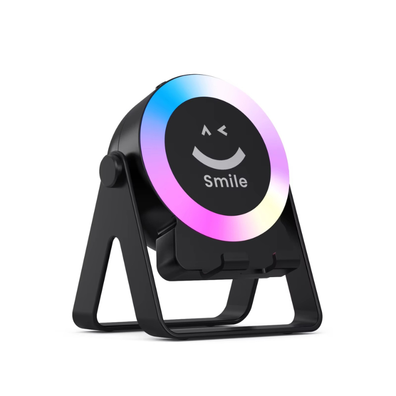 Wireless Induction RGB Phone Holder Speaker