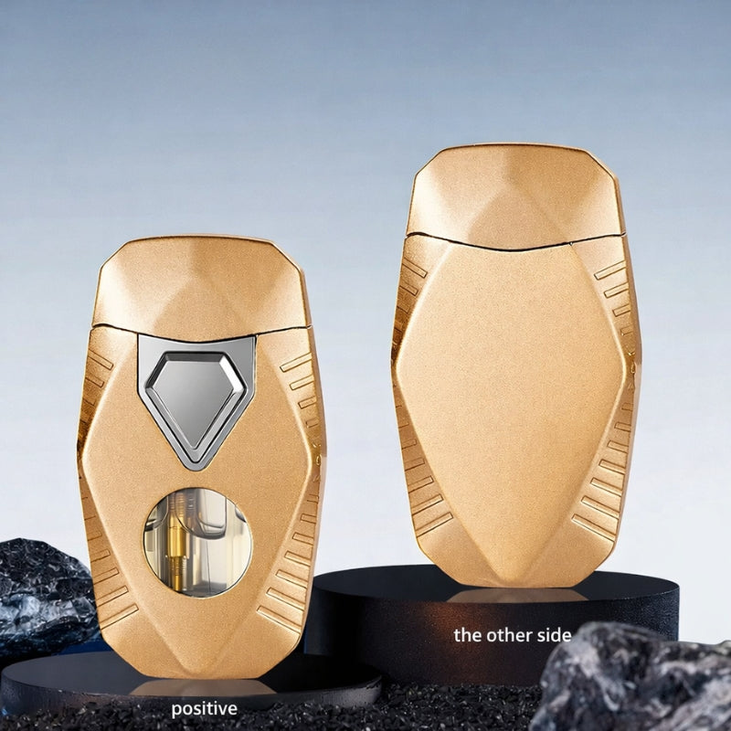 Dual Flame Windproof Butane Lighter