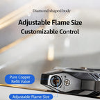 Dual Flame Windproof Butane Lighter