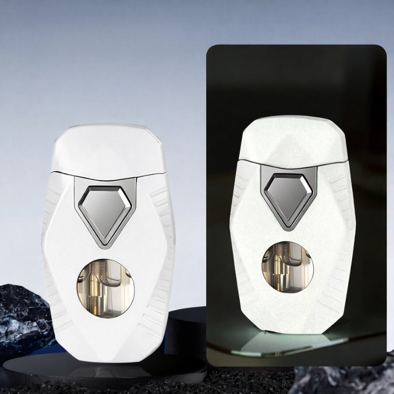 Dual Flame Windproof Butane Lighter