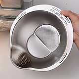 Multifunction Kitchen Rice Vegetable Fruit Washing Strainer Basket