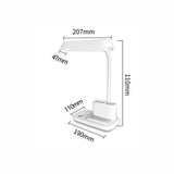 Foldable Smart LED Desk Lamp Organizer