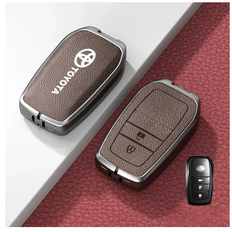 Premium Zinc Alloy Protection Car Key Case
