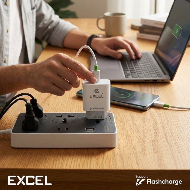 Excel 25W Fast Charge Type-C Adapter