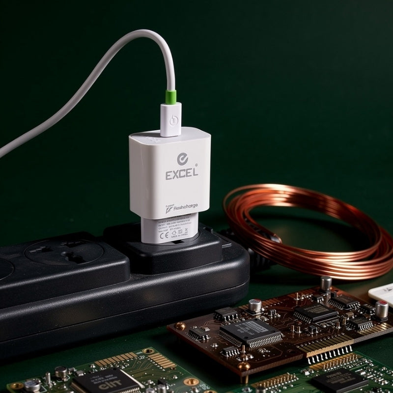 Excel 25W Fast Charge Type-C Adapter