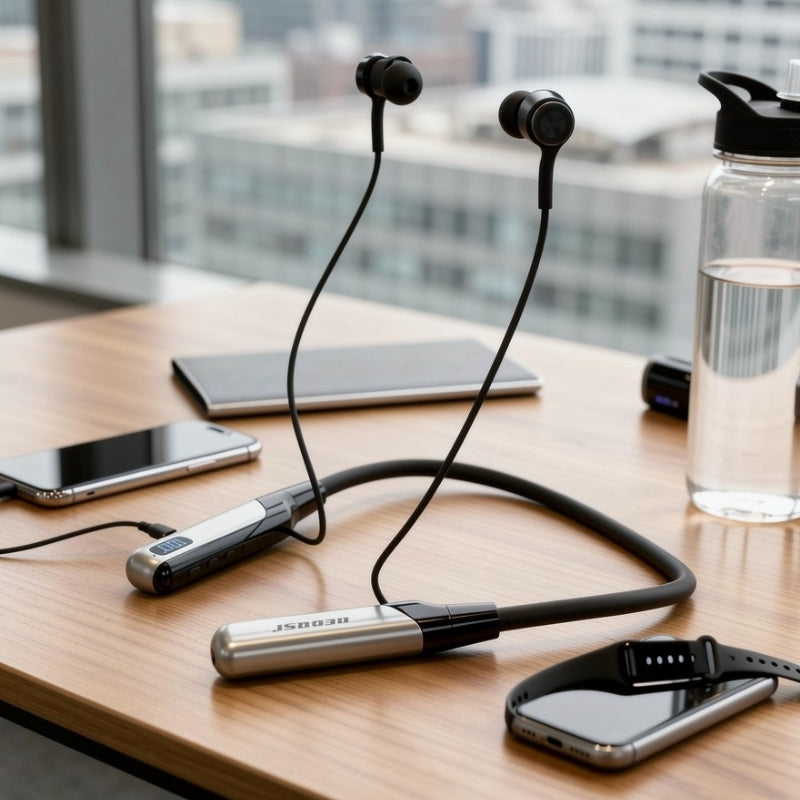 Regrsi 200H Backup Bluetooth Neckband Earphone