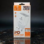 Excel 25W Fast Charge Type-C Adapter